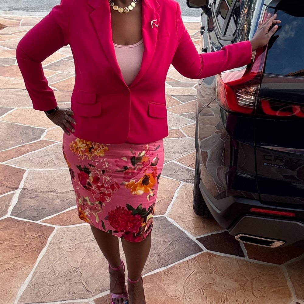 Talbots classic‎ Pencil Skirt in Floral 16 - Picture 10 of 11
